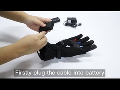 Θερμαμένα γάντια μοτοσικλετών για τις γυναίκες ανδρών, αδιάβροχο Windproof χειμερινό γάντι για να κάνει σκι