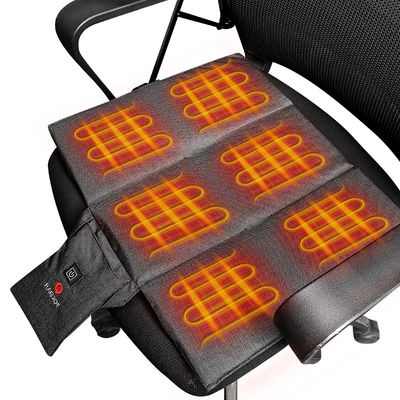 USB επαναφορτιζόμενο αδιάβροχο θέρμανση καθίσματος μαξιλάρι 5V φορητό αυτοκίνητο θέρμανση καθίσματος μαξιλάρια με 3 ρυθμίσεις θερμοκρασίας