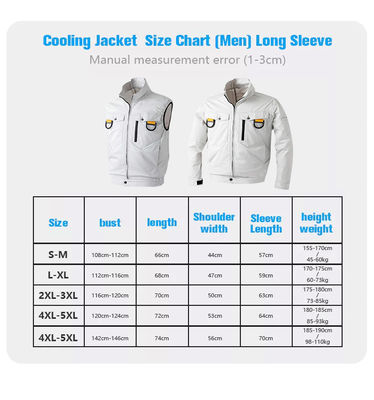 S~4XL κλιματιζόμενη εξωτερική ένδυση σακακιών μοτοσικλετών εναλλασσόμενου ρεύματος παλτών που προσαρμόζεται