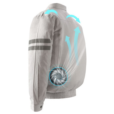 Windproof στροφή σακακιών ανεμιστήρων ψύξης κάτω από το σακάκι μοτοσικλετών εναλλασσόμενου ρεύματος περιλαίμιων