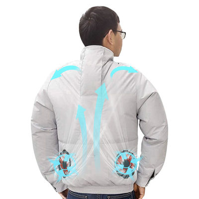 4XL πλεκτό κλιματιζόμενο δροσίζοντας σακάκι εναλλασσόμενου ρεύματος πουκάμισων αναπνεύσιμο