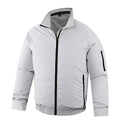 4XL πλεκτό κλιματιζόμενο δροσίζοντας σακάκι εναλλασσόμενου ρεύματος πουκάμισων αναπνεύσιμο