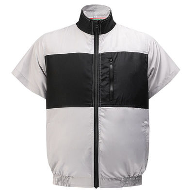 Ανοικτό γκρι μαύρη φανέλλα S/M/L/XL/XXL/XXXL Optinal ανεμιστήρων με την μπαταρία 6700mAh