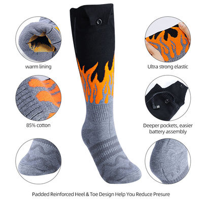 Ηλεκτρικές χειμερινές θερμικές θερμαμένες κάλτσες Washable με την επαναφορτιζόμενη μπαταρία